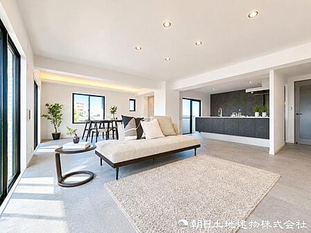 【リビング】 家族の成長やライフスタイルの変化にも対応できる、余白を感じるリビング空間です。※家具は含まれません。