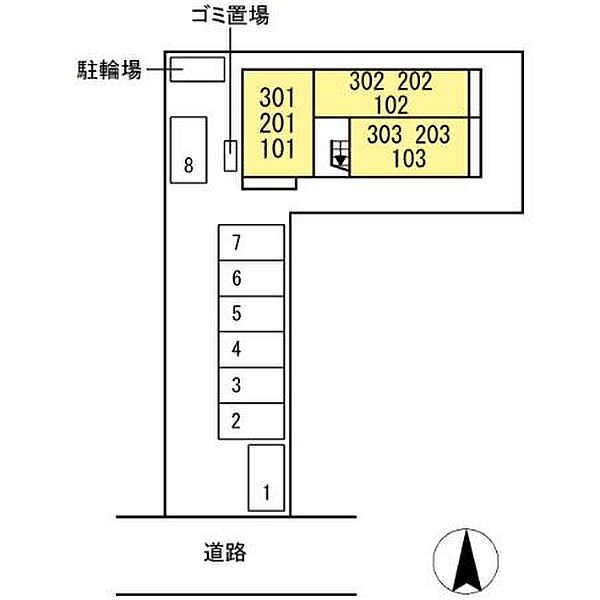 ベイ　ブランシェ奥田 103｜岡山県岡山市北区奥田2丁目(賃貸アパート1LDK・1階・41.95㎡)の写真 その22