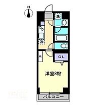 グランヒルズ西古松 1003 ｜ 岡山県岡山市北区西古松（賃貸マンション1K・10階・27.45㎡） その2