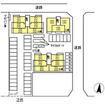 リッツレジデンスA棟 205 ｜ 岡山県岡山市北区高柳西町（賃貸アパート1K・2階・27.73㎡） その18