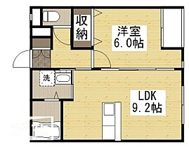 スカイヒルズII 202 ｜ 岡山県岡山市北区中井町2丁目（賃貸アパート1LDK・2階・40.58㎡） その2