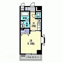 ネオ・ブリーズ 401 ｜ 岡山県岡山市北区中山下1丁目（賃貸マンション1K・4階・30.05㎡） その2