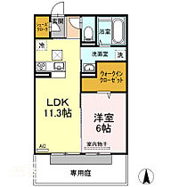 エトワール 102 ｜ 岡山県岡山市北区野田3丁目（賃貸アパート1LDK・1階・45.04㎡） その2