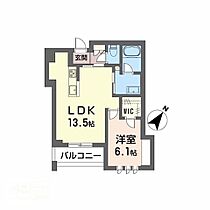 レフィシア津倉 402 ｜ 岡山県岡山市北区津倉町1丁目（賃貸マンション1LDK・4階・45.63㎡） その2