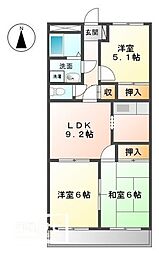 間取図画像 3LDK