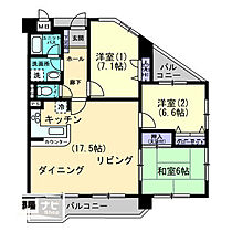 サンシャイン岡本 401 ｜ 香川県高松市岡本町（賃貸マンション3LDK・4階・83.24㎡） その2