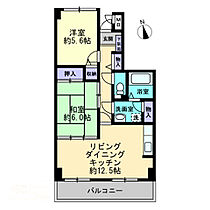 スカール松縄 502 ｜ 香川県高松市松縄町（賃貸マンション2LDK・5階・57.70㎡） その2