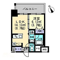 アルファレガロ福田町 306 ｜ 香川県高松市福田町（賃貸マンション1LDK・3階・30.61㎡） その2