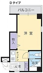 アルファエステート昭和町 1Kの間取図画像