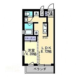 間取図画像 1LDK