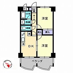 間取図画像 2DK