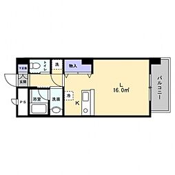 CASAANGELICA 1Kの間取図画像