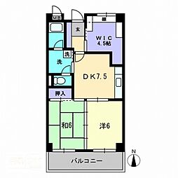 ノースポイントハイツ 2SDKの間取図画像