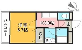 sanctuary～サンクチュアリ～ 301 ｜ 高知県高知市百石町1丁目（賃貸マンション1K・3階・26.00㎡） その2