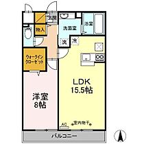 ウィル・フォーレストB棟 102 ｜ 高知県高知市南御座（賃貸アパート1LDK・1階・58.34㎡） その2