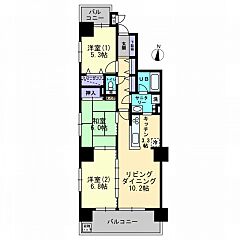 物件の間取り