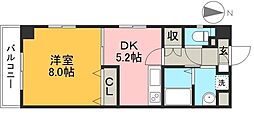 エルフィーノ 1DKの間取図画像