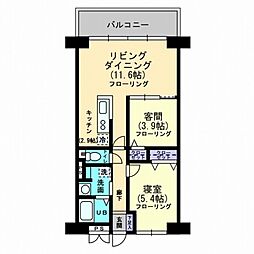 アステール★K 2LDKの間取図画像