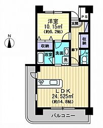 ARVEIL-SEI 1LDKの間取図画像
