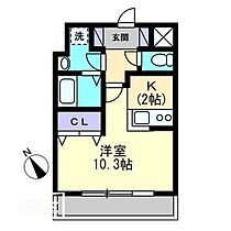 サンパレス幸町 202 ｜ 岡山県倉敷市幸町（賃貸マンション1R・2階・32.20㎡） その2