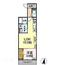 D-residence中央公園 202 ｜ 広島県福山市明治町（賃貸アパート1LDK・2階・36.94㎡） その2