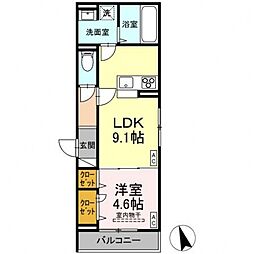 間取図画像 1LDK