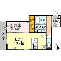 間取図画像 1LDK