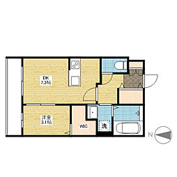 間取図画像 1LDK