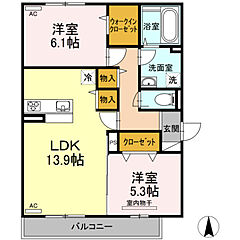 物件の間取り