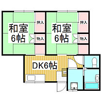 グリーンピアＭ2  ｜ 長野県上伊那郡南箕輪村（賃貸アパート1DK・1階・35.60㎡） その2