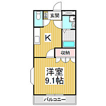 MKアトム65  ｜ 長野県上伊那郡箕輪町大字中箕輪（賃貸アパート1K・2階・30.96㎡） その2