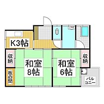 長野県伊那市山寺（賃貸アパート2K・2階・40.00㎡） その2