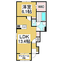 長野県上伊那郡南箕輪村（賃貸アパート1LDK・1階・50.49㎡） その2