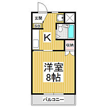 メゾンブーケ  ｜ 長野県上伊那郡箕輪町大字中箕輪（賃貸マンション1K・3階・24.83㎡） その2