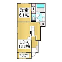 メゾン・サピー　II  ｜ 長野県駒ヶ根市赤穂（賃貸アパート1LDK・1階・50.01㎡） その2