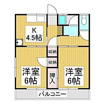 カーサレオ 101 ｜ 長野県上伊那郡南箕輪村（賃貸アパート2K・1階・39.69㎡） その2