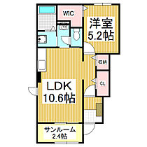 長野県伊那市御園（賃貸アパート1LDK・1階・42.24㎡） その2