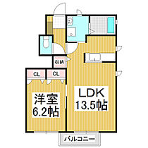 シャーメゾン恵  ｜ 長野県駒ヶ根市赤須東（賃貸アパート1LDK・1階・46.71㎡） その2