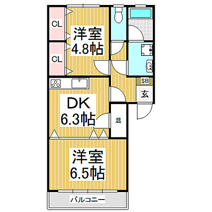 ヴィラ花みずき_間取り_0