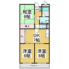 物件の間取り