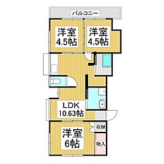 物件の間取り