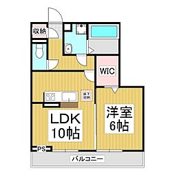 ducco3 1LDKの間取図画像