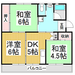 物件の間取り