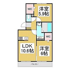 物件の間取り