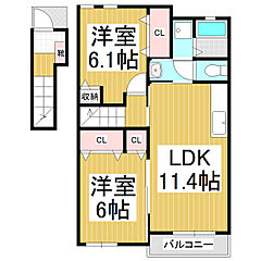 物件の間取り