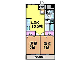 セントラルハイム弐番館・ 235 ｜ 愛媛県松山市立花5丁目（賃貸マンション2LDK・3階・56.52㎡） その2