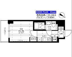 グランドコンシェルジュ板橋本町 1Kの間取図画像