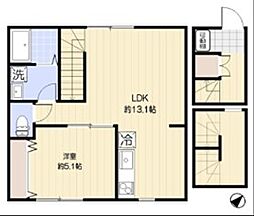 ルノン千川 1LDKの間取図画像