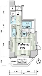 MAINSTAGE大手町 1Kの間取図画像