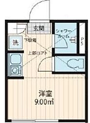 SunnySky赤塚 ワンルームの間取図画像
